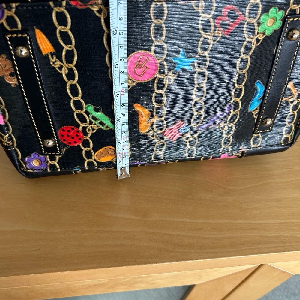 Dooney & Bourke Rare Black Charm Bracelet Bag Limited Edition Release Y2K - Picture 8 of 16